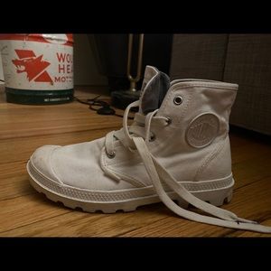 Urban Outfitters Palladium White Boot